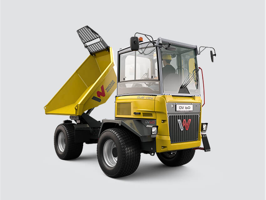 DUMPER DIESEL GYRABENNE AVEC CABINE ET SIEGE ROTATIF 6T 206